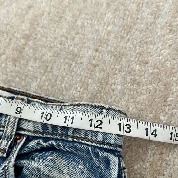 Abercrombie & Fitch The 90's Straight Ultra High Rise Jean 25 / 0 Blue - Picture 7 of 8